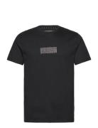 Repeat Logo Graphic Tee Tops T-Kortærmet Skjorte Black French Connecti...