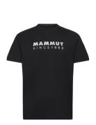 Trovat T-Shirt Men Logo Sport T-Kortærmet Skjorte Black Mammut