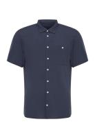 Bhelliot Shirt - Pp Tops Shirts Short-sleeved Blue Blend