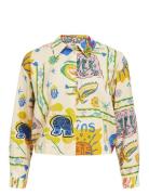 Objmartha L/S Shirt 132 Tops Shirts Long-sleeved Yellow Object