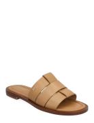 Ryland Flat Slide Flade Sandaler Brown Michael Kors