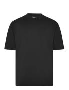 Monologo Graphic Over D Tee Tops T-Kortærmet Skjorte Black Calvin Klei...