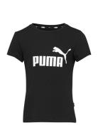 Ess Logo Tee G Sport T-Kortærmet Skjorte Black PUMA