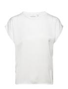 Viellette S/S Satin Top/Su - Noos Tops T-shirts & Tops Short-sleeved W...
