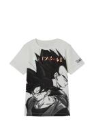 Nkmjohan Dragonball Ss Top Vde Tops T-Kortærmet Skjorte Grey Name It