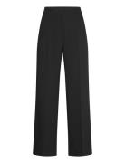 Low-Waist Wideleg Trousers Bottoms Trousers Suitpants Black Mango