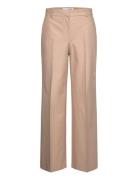 Slfeliana Hw Wide Pant N Bottoms Trousers Suitpants Brown Selected Fem...