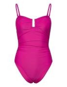 Elsacras Swimsuit Badedragt Badetøj Purple Cras