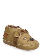 Leather Slipper - 3D Slippers Hjemmesko Brown Mikk-line