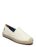 Cevio Washed Canvas Espadrille Espadriller Sko Cream Polo Ralph Lauren