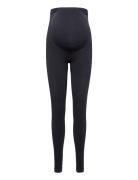 Maternity Support Leggings Recycled Bottoms Leggings Black Carriwell