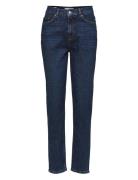 Slfamy Hw Slim Row Blue Jeans U Bottoms Jeans Slim Blue Selected Femme