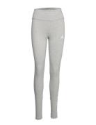 W Lin Leg Bottoms Leggings Grey Adidas Sportswear