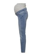 Mlarctic Slim Lb Jeans A. Cur Bottoms Jeans Slim Blue Mamalicious