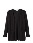 Nkfvicti Ls Knit Card L Noos Tops Knitwear Cardigans Black Name It