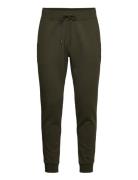 Double-Knit Jogger Pant Bottoms Sweatpants Khaki Green Polo Ralph Laur...