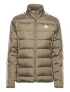 W Ess 3S L D J Sport Jackets Padded Jacket Khaki Green Adidas Sportswe...