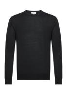 Wessex Designers Knitwear Round Necks Black Reiss