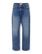 Kogmegan Wide Dnm Azg Noos Bottoms Jeans Wide Jeans Blue Kids Only