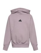 J Z.n.e. Hd Sport Sweatshirts & Hoodies Hoodies Purple Adidas Performa...