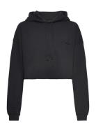 Pro Cropped Sweat Hoodie Tops Sweatshirts & Hoodies Hoodies Black H2O ...