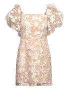 Tara Dress Designers Short Dress Beige Ida Sjöstedt