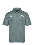 Riga Shirt Designers Shirts Short-sleeved Green Pas De Mer