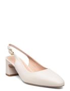 Lainernto Shoes Heels Pumps Sling Backs White UNISA