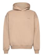 M. Relaxed Hoodie Designers Sweatshirts & Hoodies Hoodies Beige HOLZWE...