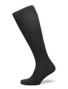 Wool/Cotton Knee Socks Lingerie Socks Regular Socks Black Mp Denmark