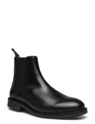 Classic Chelsea Boot - Pull Up Leather Støvlet Chelsea Boot Black S.T....