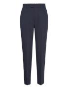 Straight Suit Trousers Bottoms Trousers Suitpants Navy Mango