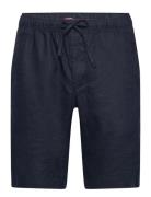 Harlem Po Drws Linen Bottoms Shorts Casual Blue Tommy Hilfiger