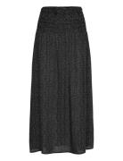 Eduasz Skirt Lang Nederdel Black Saint Tropez