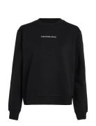 Institutional Crew Neck Tops Sweatshirts & Hoodies Sweatshirts Black C...