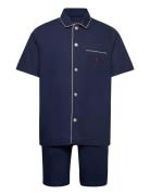 Striped Cotton Pajama Set Pyjamas Nattøj Navy Polo Ralph Lauren Underw...