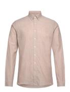 Linen/Cotton Shirt L/S Tops Shirts Casual Beige Lindbergh