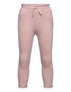 Cotton Jogger-Style Trousers Bottoms Sweatpants Pink Mango