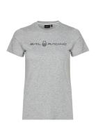 W Gale Tee Sport T-shirts & Tops Short-sleeved Grey Sail Racing