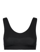 Elastic Bustier Lingerie Bras & Tops Soft Bras Tank Top Bras Black Cal...