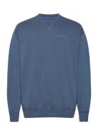 Loose Crewneck Tops Sweatshirts & Hoodies Sweatshirts Blue Revolution