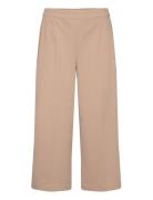 Vmsara Hr 7/8 Straight Pant Boo Bottoms Trousers Straight Leg Beige Ve...