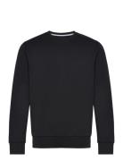 Double Knit Crew Tops Sweatshirts & Hoodies Sweatshirts Black Hackett ...