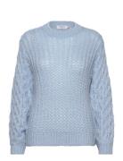 Mschpepita Heidi Pullover Tops Knitwear Jumpers Blue MSCH Copenhagen