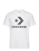 Star Chevron Tee Black Sport T-Kortærmet Skjorte White Converse