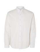 Slhregnew-Linen Shirt Ls Classic W Tops Shirts Casual White Selected H...