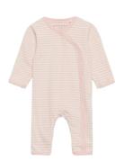 Wholesuit Y/D Stripe Langærmet Body Pink Fixoni