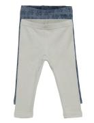 Leggings W.aop  Bottoms Leggings Blue Pippi