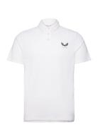 Club Essential Ss Polo Tops Polos Short-sleeved White Castore