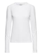 Slim Lightweight Ls T-Shirt Tops T-shirts & Tops Long-sleeved White GA...